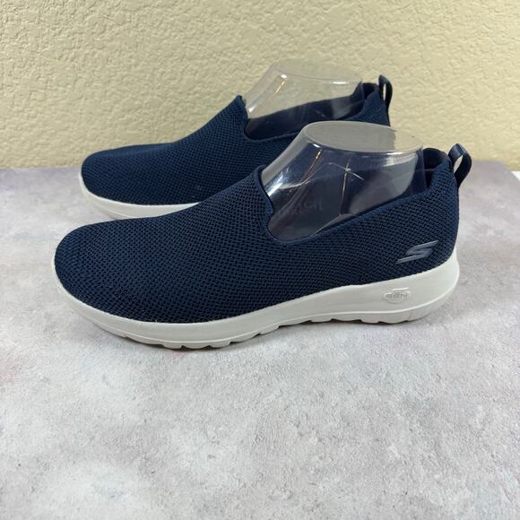 Skechers Shoes Womens Size 8.5 Go Walk Joy Navy Loafer Slip On Cushioned Comfort - Picture 2 of 13